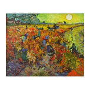 Vincent van Gogh - The Red Vineyard Acrylic Print