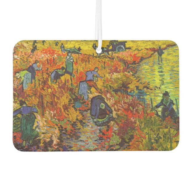 Vincent van Gogh - The Red Vineyard Air Freshener (Front)