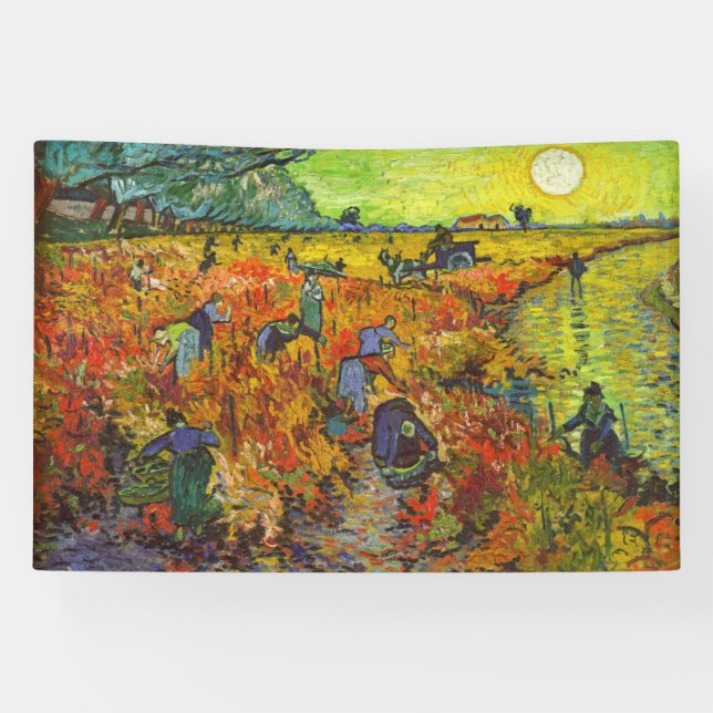 Vincent van Gogh - The Red Vineyard Banner (Horizontal)