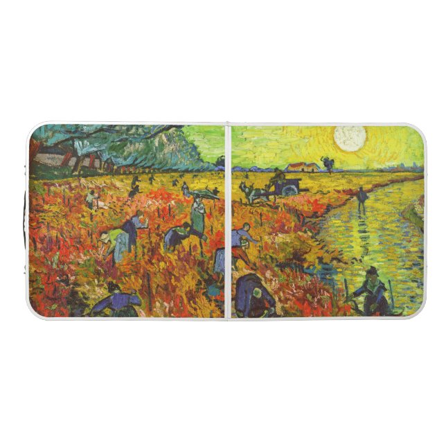 Vincent van Gogh - The Red Vineyard Beer Pong Table (Top)