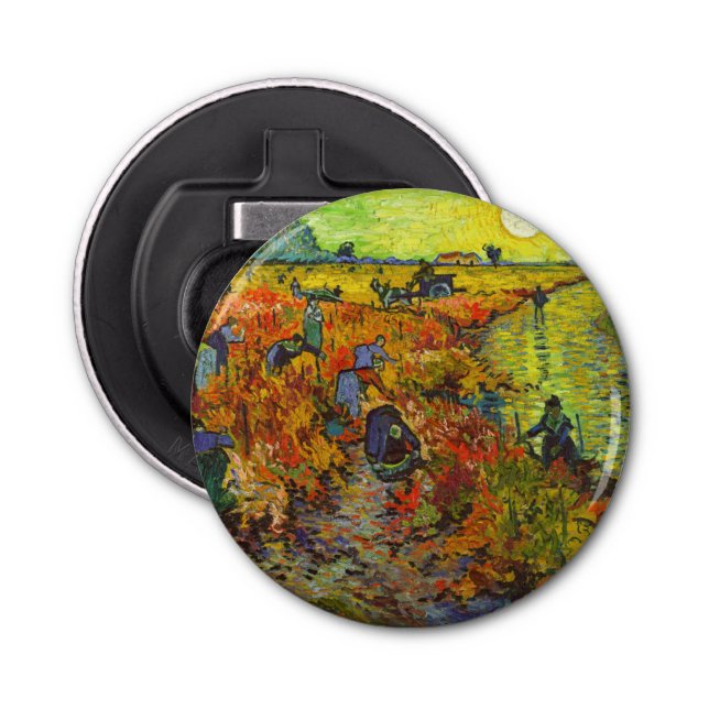 Vincent van Gogh - The Red Vineyard Bottle Opener (Front)