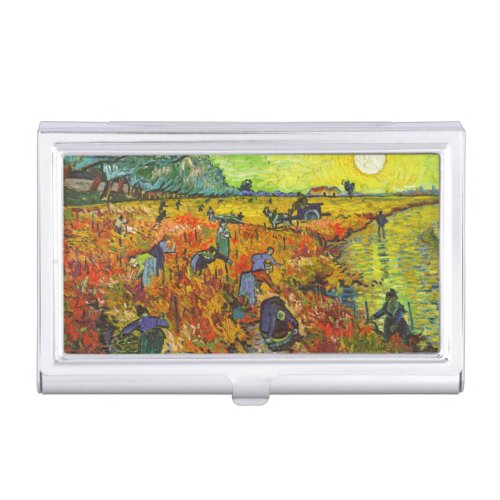 Vincent van Gogh _ The Red Vineyard Business Card Case