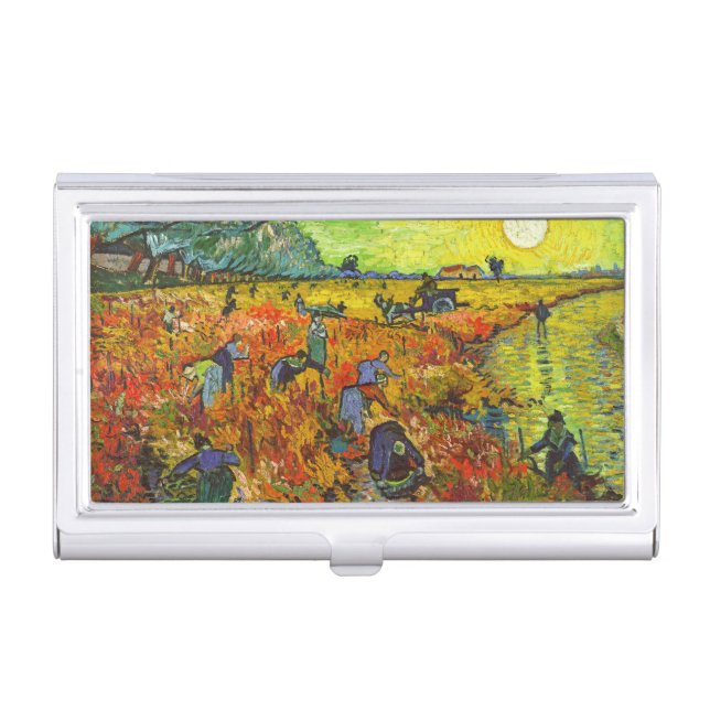 Vincent van Gogh - The Red Vineyard Business Card Case (Front)