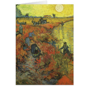 Vincent van Gogh - The Red Vineyard Cards