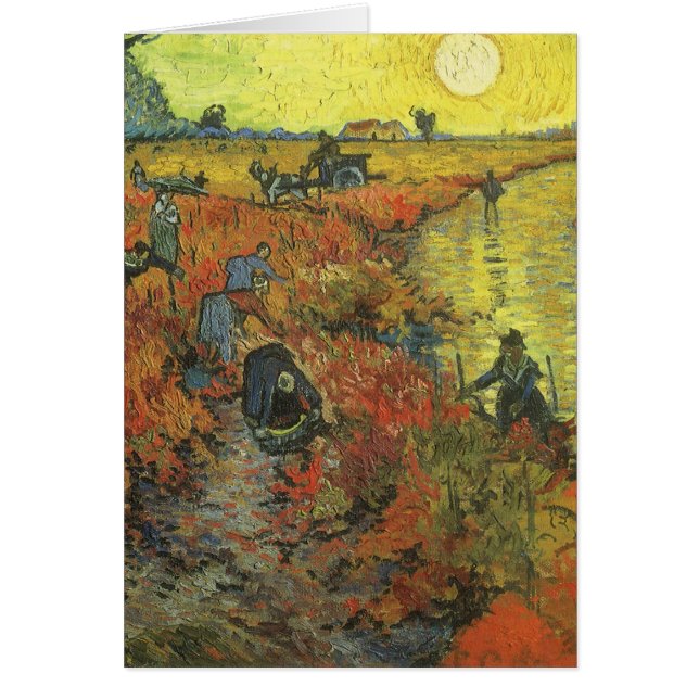 Vincent van Gogh - The Red Vineyard Cards (Front)