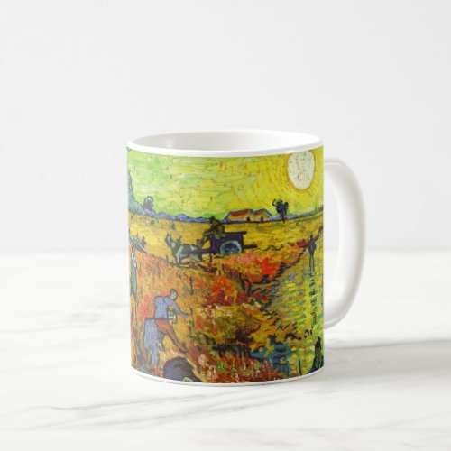 Vincent van Gogh _ The Red Vineyard Coffee Mug