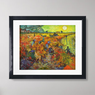 Vincent van Gogh - The Red Vineyard Framed Art