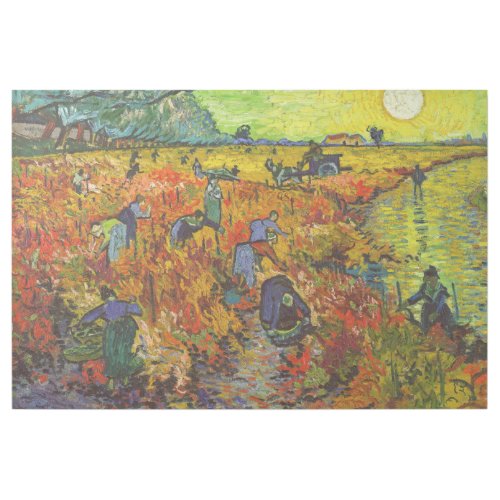 Vincent van Gogh _ The Red Vineyard Gallery Wrap