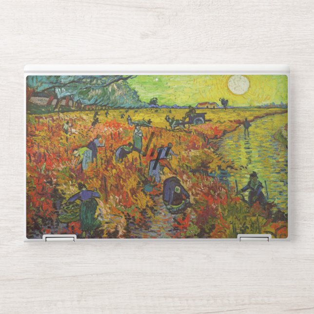 Vincent van Gogh - The Red Vineyard HP Laptop Skin (Front)