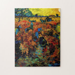 Vincent Van Gogh The Red Vineyard Jigsaw Puzzle