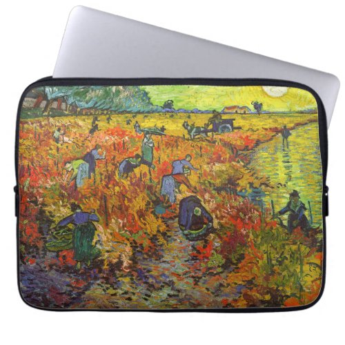 Vincent van Gogh _ The Red Vineyard Laptop Sleeve