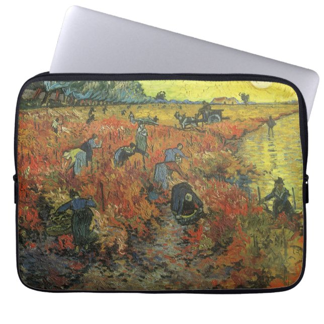 Vincent van Gogh - The Red Vineyard Laptop Sleeve (Front)