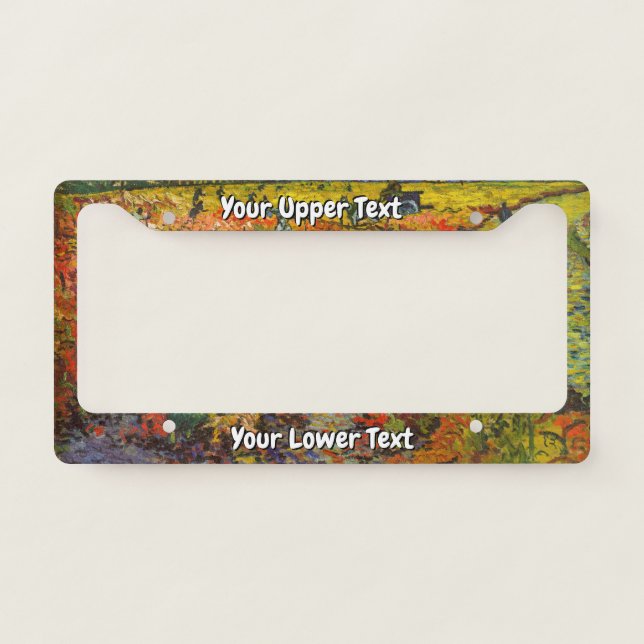 Vincent van Gogh - The Red Vineyard License Plate Frame (Front)