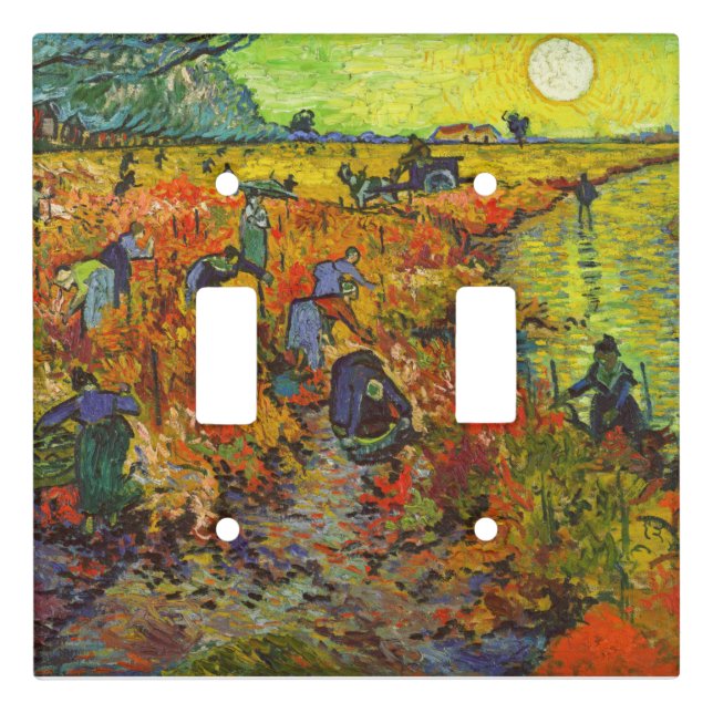 Vincent van Gogh - The Red Vineyard Light Switch Cover (Front)