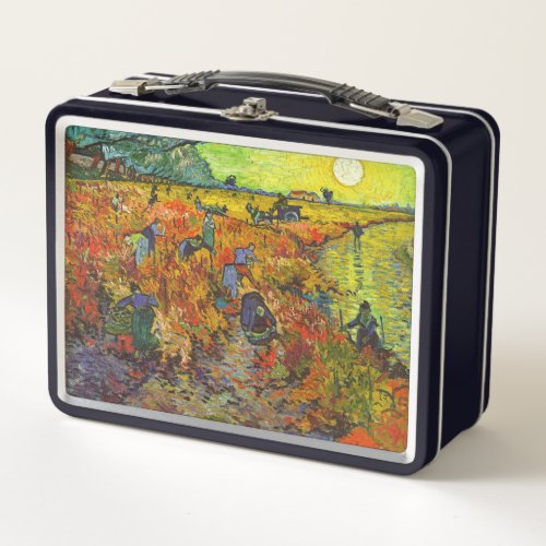 Vincent van Gogh _ The Red Vineyard Metal Lunch Box