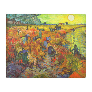 Vincent van Gogh - The Red Vineyard Metal Print