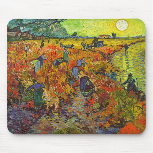 Vincent van Gogh _ The Red Vineyard Mouse Pad
