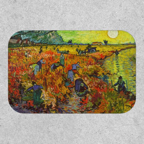Vincent van Gogh _ The Red Vineyard Patch