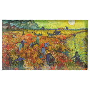 Vincent van Gogh - The Red Vineyard Place Card Holder