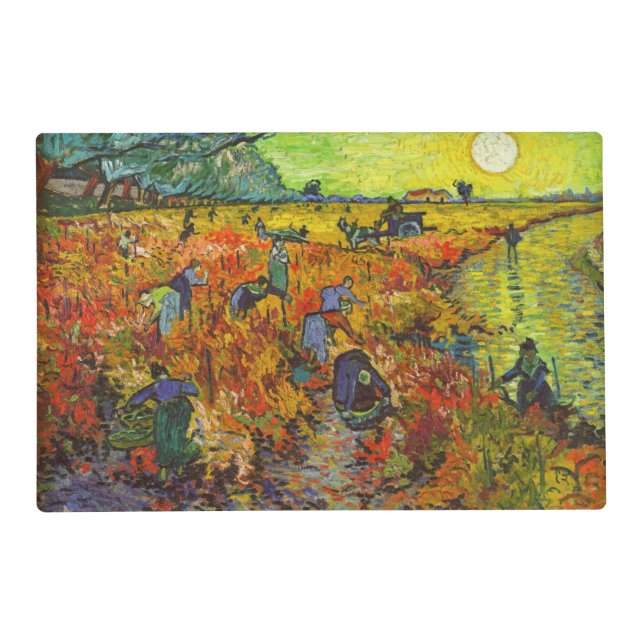 Vincent van Gogh - The Red Vineyard Placemat (Front)