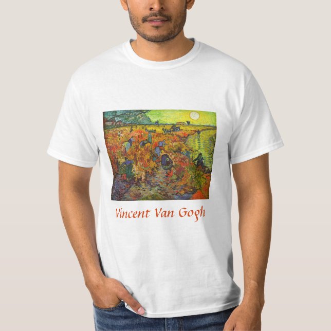 Vincent van Gogh - The Red Vineyard T-Shirt (Front)