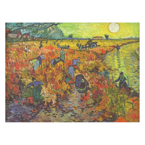 Vincent van Gogh _ The Red Vineyard Tablecloth