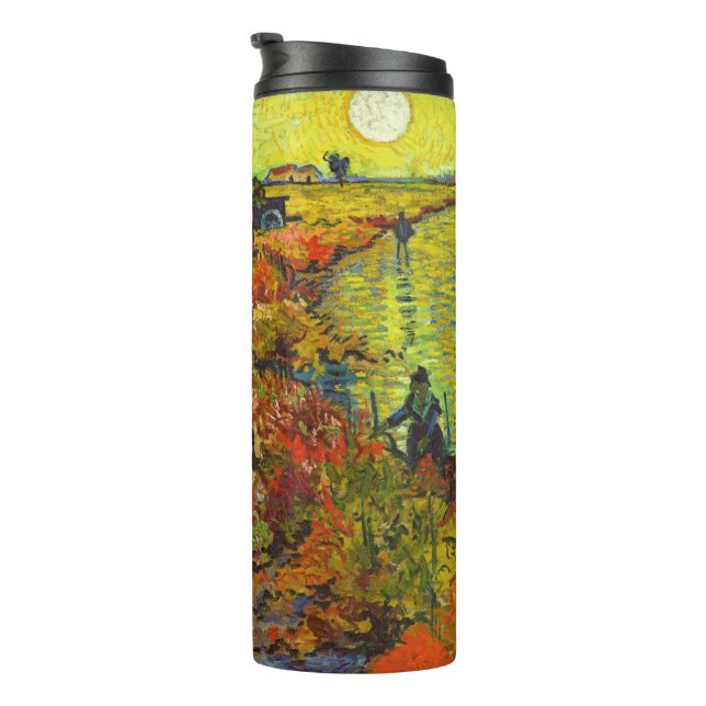 Vincent van Gogh - The Red Vineyard Thermal Tumbler (Rotated Right)