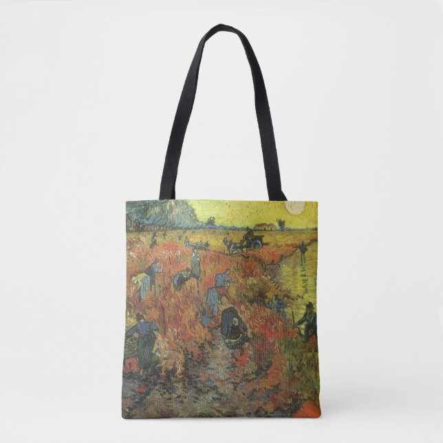 Vincent van Gogh - The Red Vineyard Tote Bag (Front)