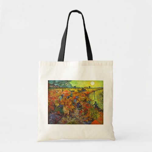 Vincent van Gogh _ The Red Vineyard Tote Bag