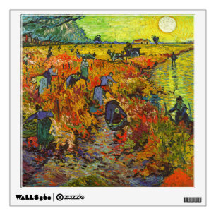 Vincent van Gogh - The Red Vineyard Wall Decal