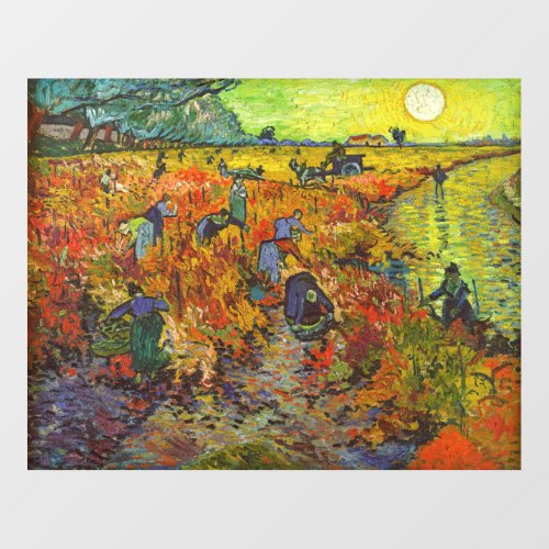 Vincent van Gogh _ The Red Vineyard Wall Decal
