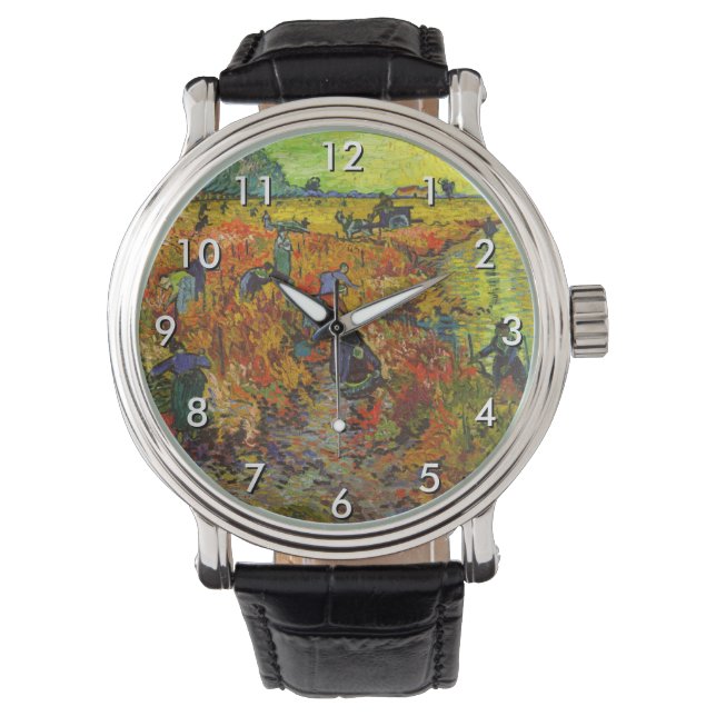Vincent van Gogh - The Red Vineyard Watch (Front)