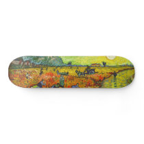 Vincent van Gogh - The Red Vineyards Skateboard