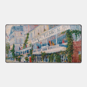 Vincent van Gogh - The Restaurant de la Sirene Desk Mat