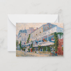 Vincent van Gogh - The Restaurant de la Sirene Note Card