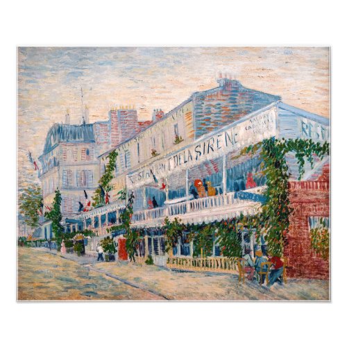Vincent van Gogh _ The Restaurant de la Sirene Photo Print