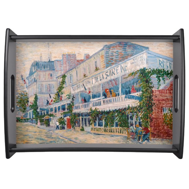 Vincent van Gogh - The Restaurant de la Sirene Serving Tray (Front)