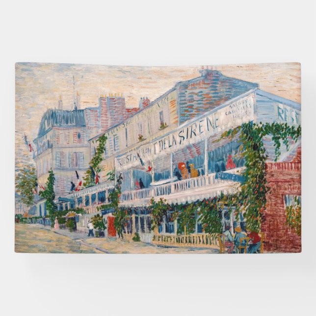 Vincent van Gogh - The Restaurant of the Sirene Banner (Horizontal)