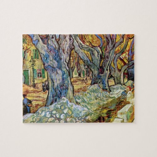 Vincent Van Gogh _ The Road Menders _ Fine Art Jigsaw Puzzle