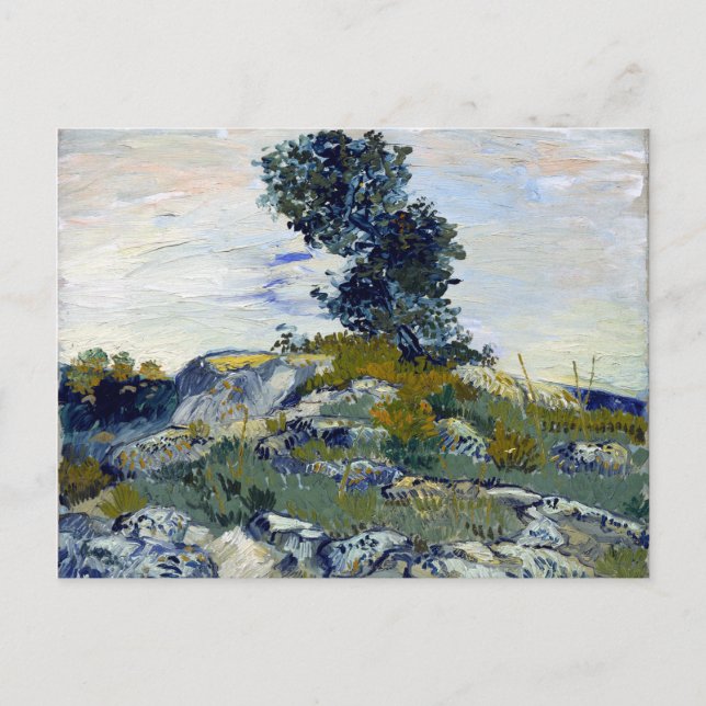 Vincent van Gogh The Rocks Postcard (Front)