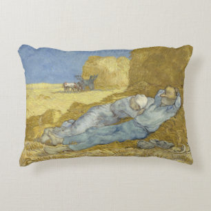 Vincent van Gogh - The Siesta (after Millet) Accent Pillow