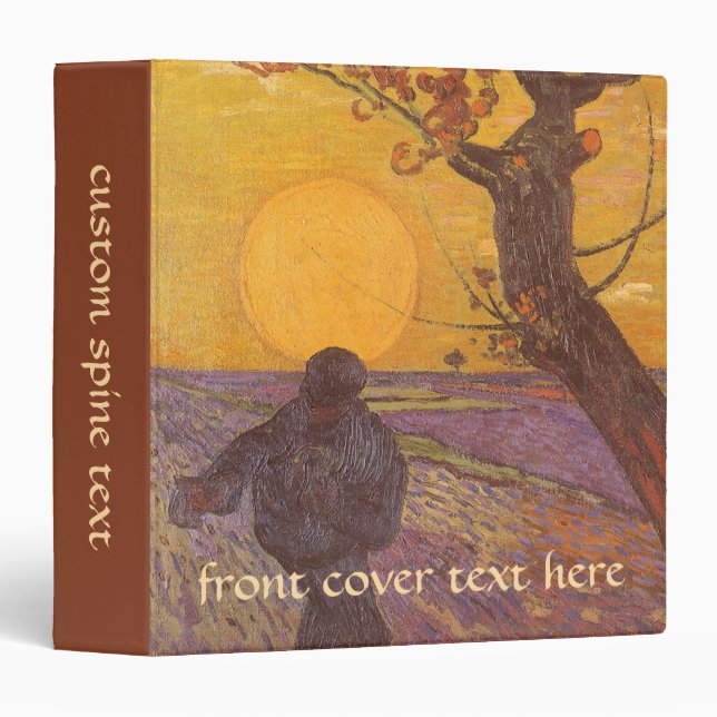 Vincent van Gogh - The Sower Binder (Front/Spine)