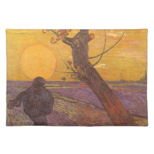 Vincent van Gogh - The Sower Cloth Placemat