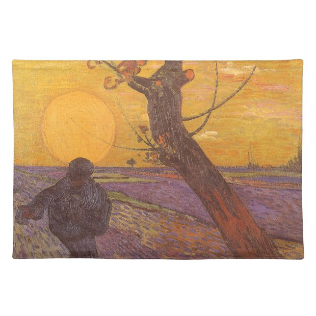 Vincent van Gogh - The Sower Cloth Placemat (Front)