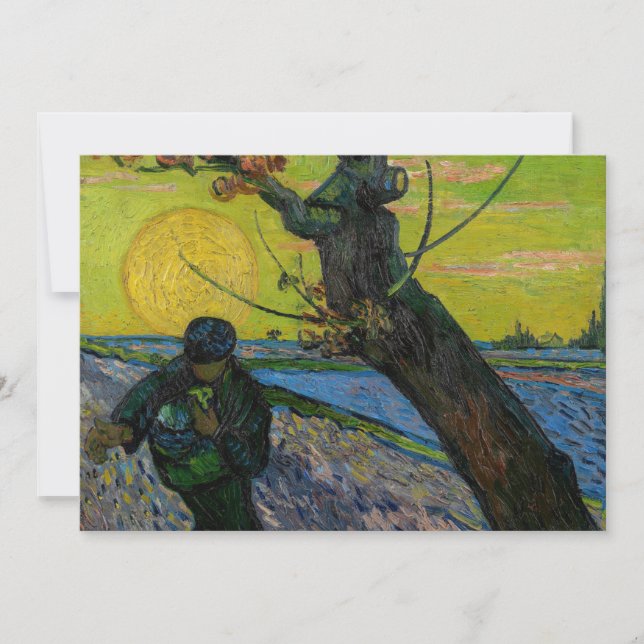 Vincent van Gogh - The Sower Invitation (Front)