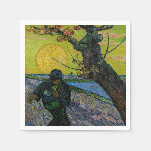Vincent van Gogh - The Sower Napkins (Front)