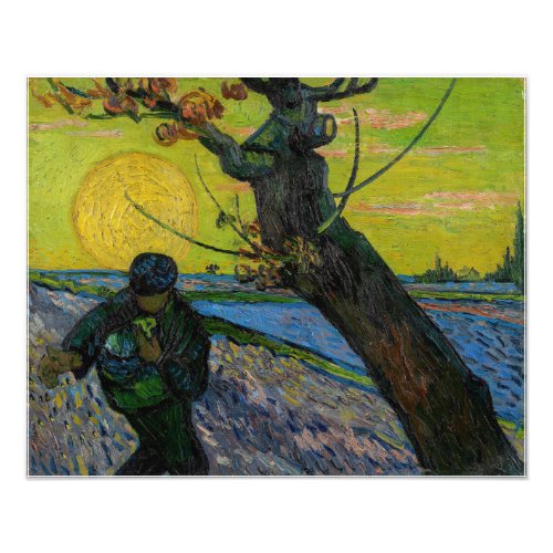 Vincent van Gogh _ The Sower Photo Print