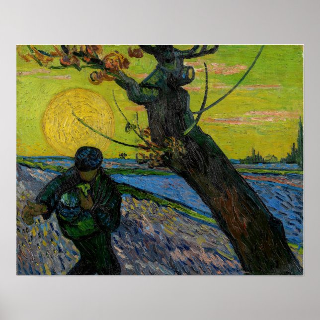Vincent van Gogh - The Sower Poster (Front)