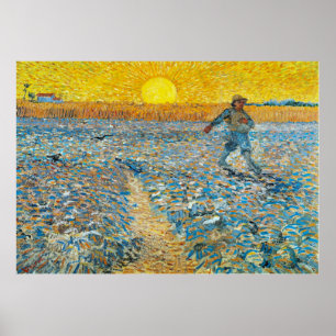 Vincent van Gogh – The Sower Poster