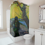 Vincent van Gogh - The Sower Shower Curtain<br><div class="desc">The Sower - Vincent van Gogh,  1888</div>